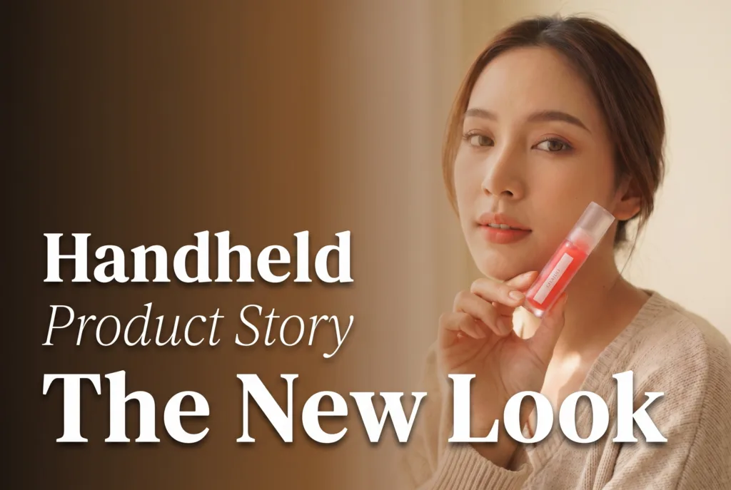 Handheld product story showing a product presented naturally in a lifestyle setting